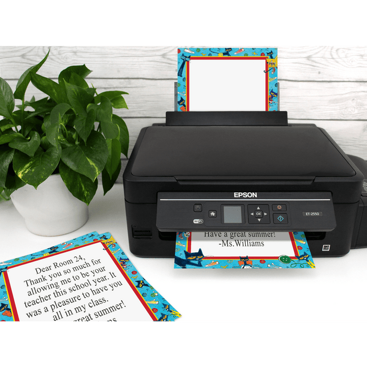 Pete the Cat Computer Paper-Computer Paper-Tools 4 Teaching-Classroom Decor and More