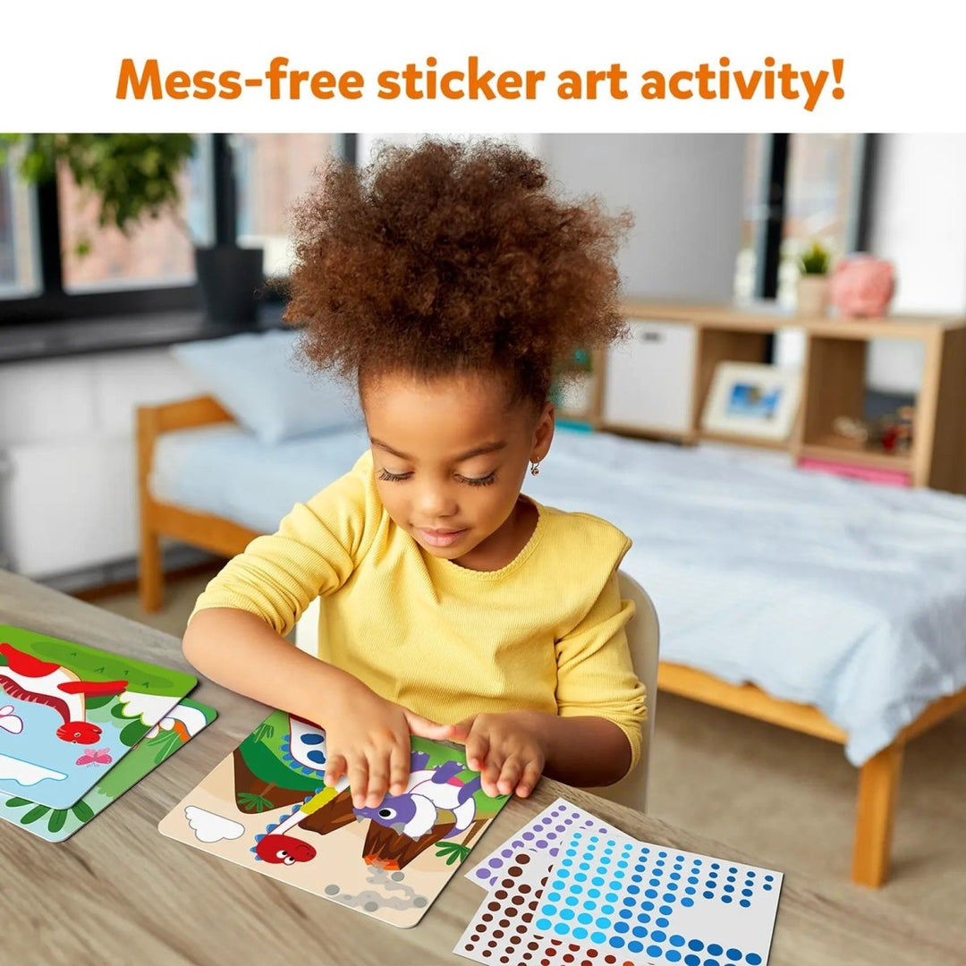 Dot it!: World of Dinosaurs | No mess sticker art (Ages 3-7)-Craft Activity-Tools 4 Teaching-Classroom Decor and More