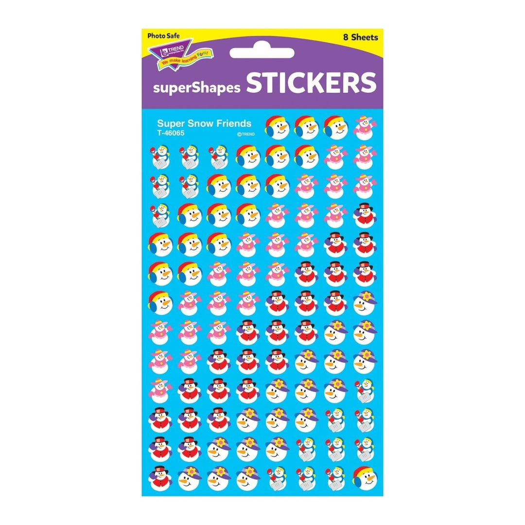 Super Snow Friends superShapes Stickers-Tools 4 Teaching-Classroom Decor and More