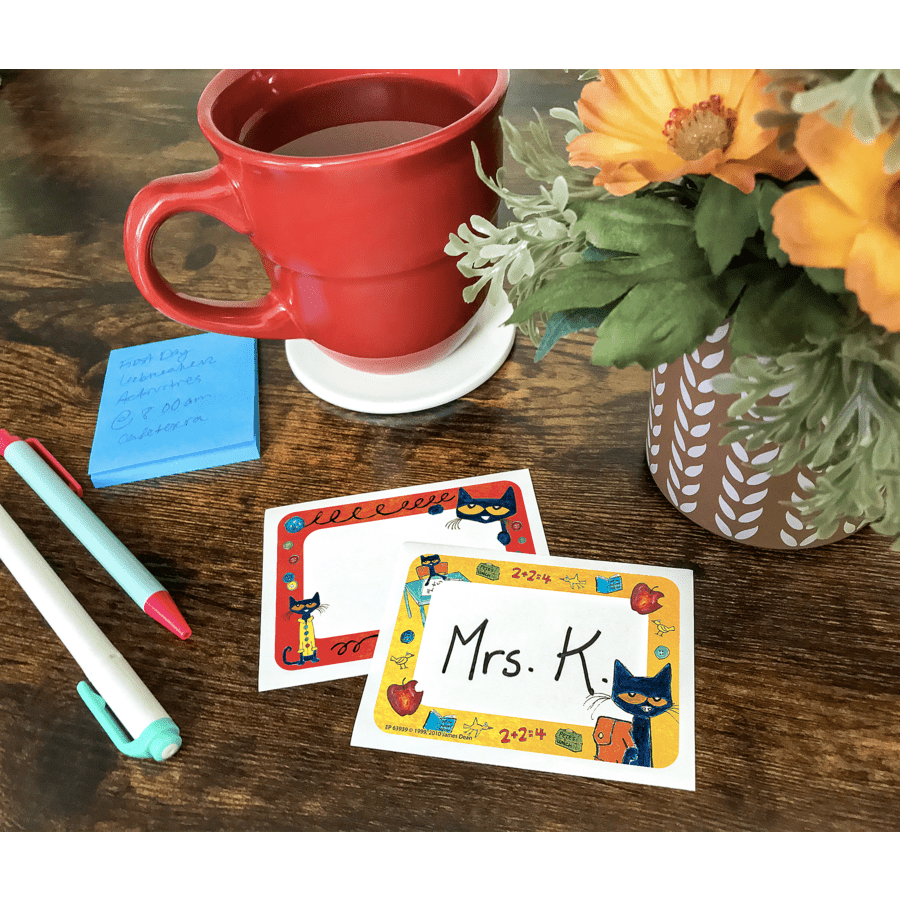 Pete the Cat Name Tags/Labels - Multi-Pack-Nameplates & Name Tags-Tools 4 Teaching-Classroom Decor and More
