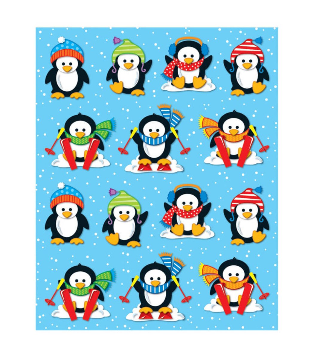 Penguins Shape Stickers-Tools 4 Teaching-Classroom Decor and More