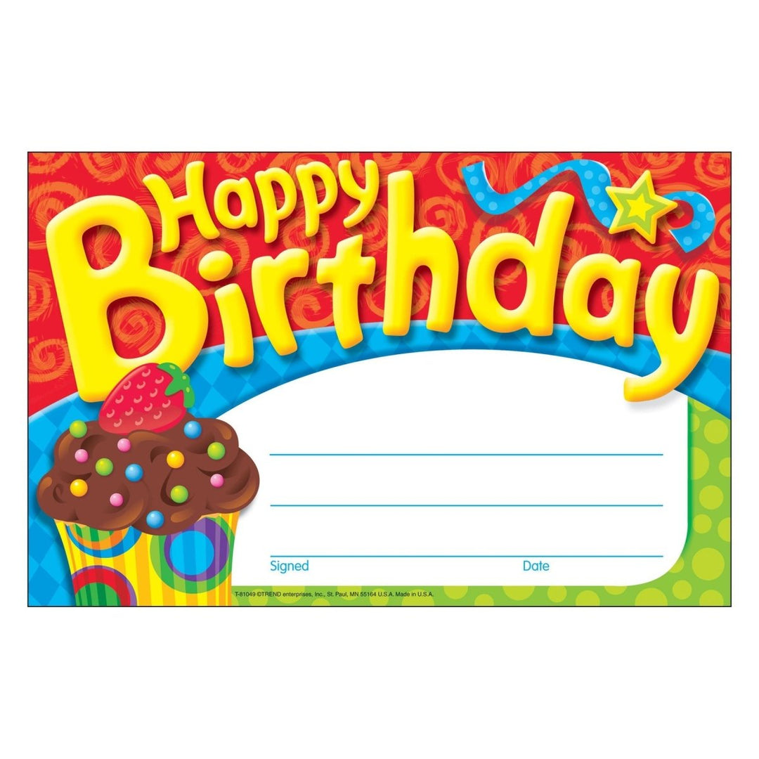 *Happy Birthday The Bake Shop™ Recognition Awards - Tools 4 Teaching