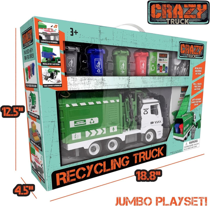 Garbage Recycling Truck Lights and Sounds-Vehicles & Construction-Tools 4 Teaching-Classroom Decor and More