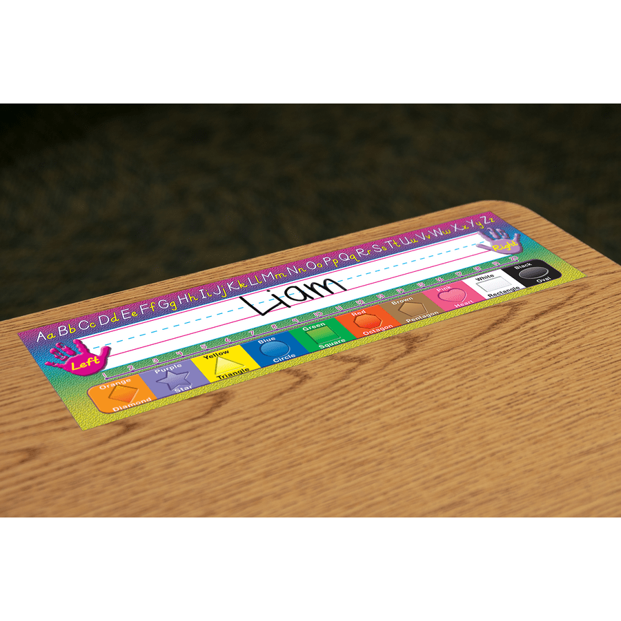 Modern Printing Flat Name Plates-Nameplates & Name Tags-Tools 4 Teaching-Classroom Decor and More