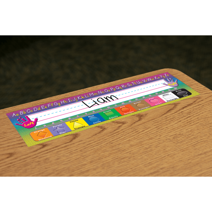 Modern Printing Flat Name Plates-Nameplates & Name Tags-Tools 4 Teaching-Classroom Decor and More