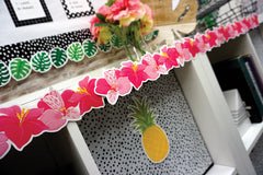 Palm Paradise Pineapple Party 6 Inch Designer Cut-Outs-Accents-Tools 4 Teaching-Classroom Decor and More