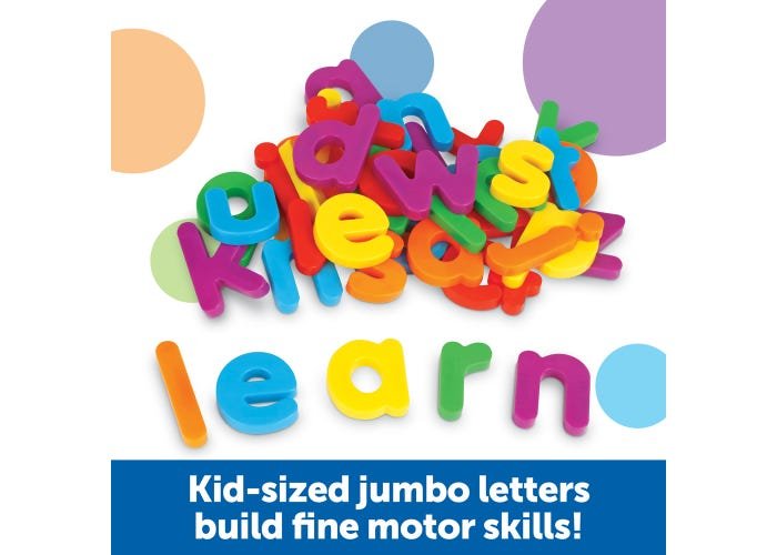 Jumbo Lowercase Magnetic Letters-Subjects - Reading - Alphabet-Tools 4 Teaching-Classroom Decor and More