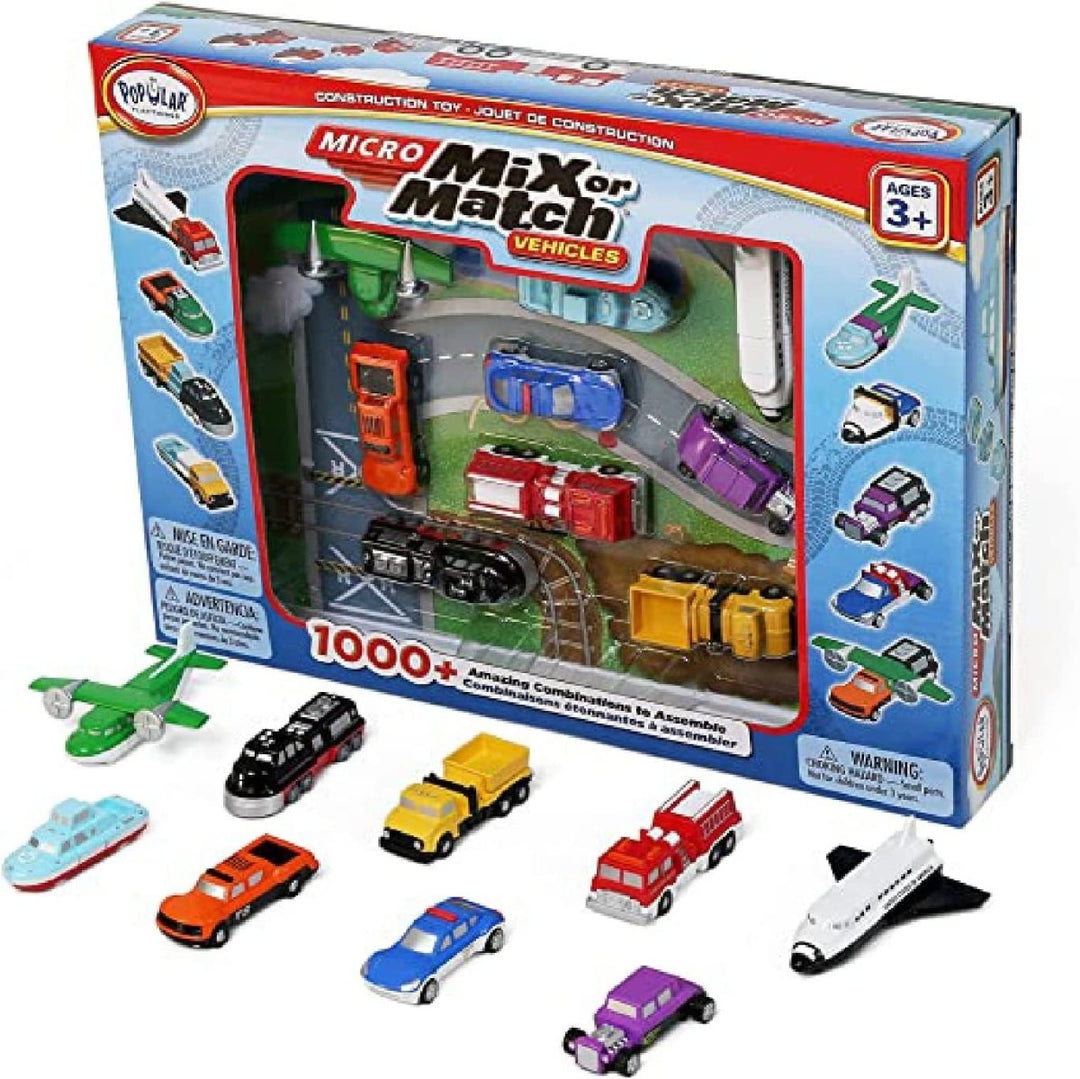 MICRO Mix or Match Vehicles Deluxe 1-Vehicles & Construction-Tools 4 Teaching-Classroom Decor and More
