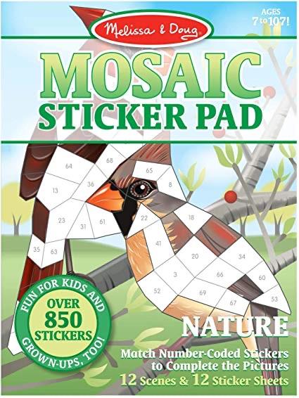 Mosaic Sticker Pad - Nature-Activity Pads-Tools 4 Teaching-Classroom Decor and More