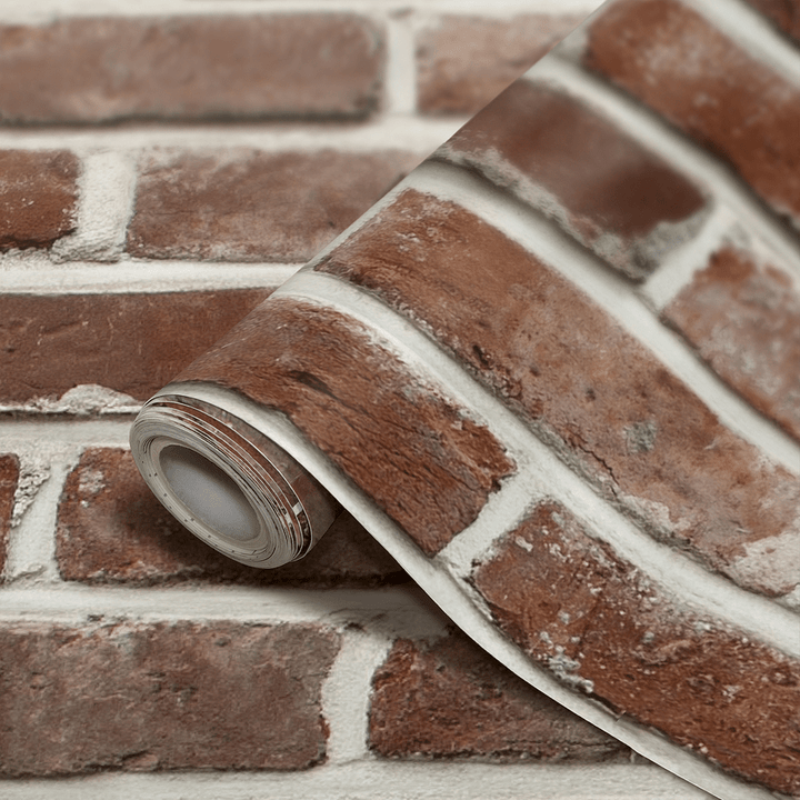 Red Brick Peel and Stick Decorative Paper-Bulletin Board Paper - Fadeless-Tools 4 Teaching-Classroom Decor and More