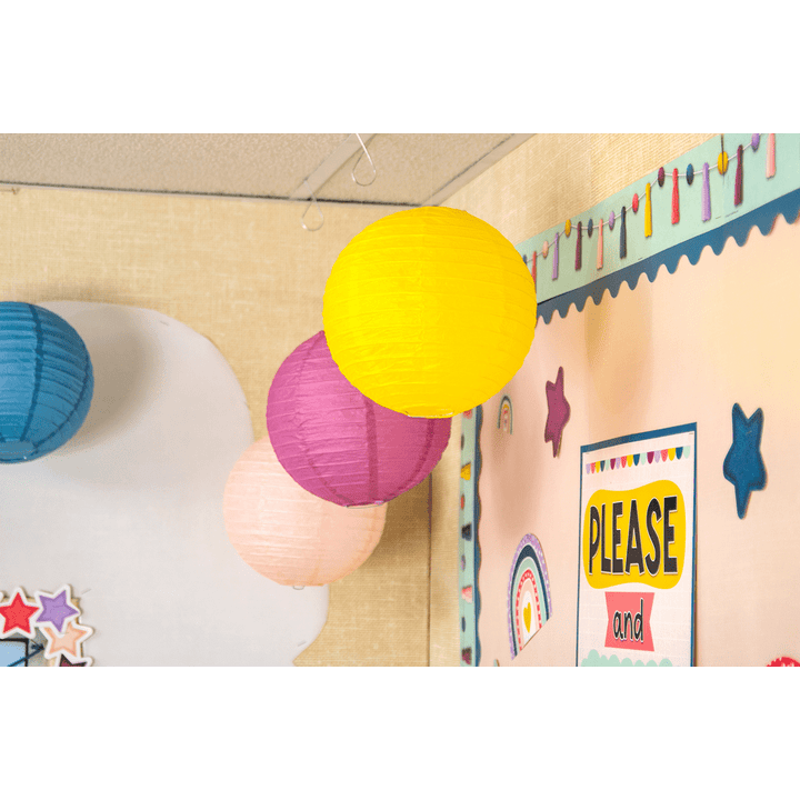 Oh Happy Day 8" Paper Lanterns-Lanterns-Tools 4 Teaching-Classroom Decor and More