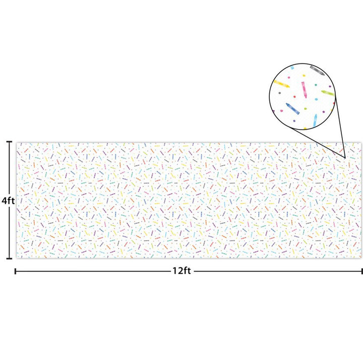 Better Than Paper® Bulletin Board Roll: Colorful Crayons-Bulletin Board Paper - Better Than Paper-Tools 4 Teaching-Classroom Decor and More