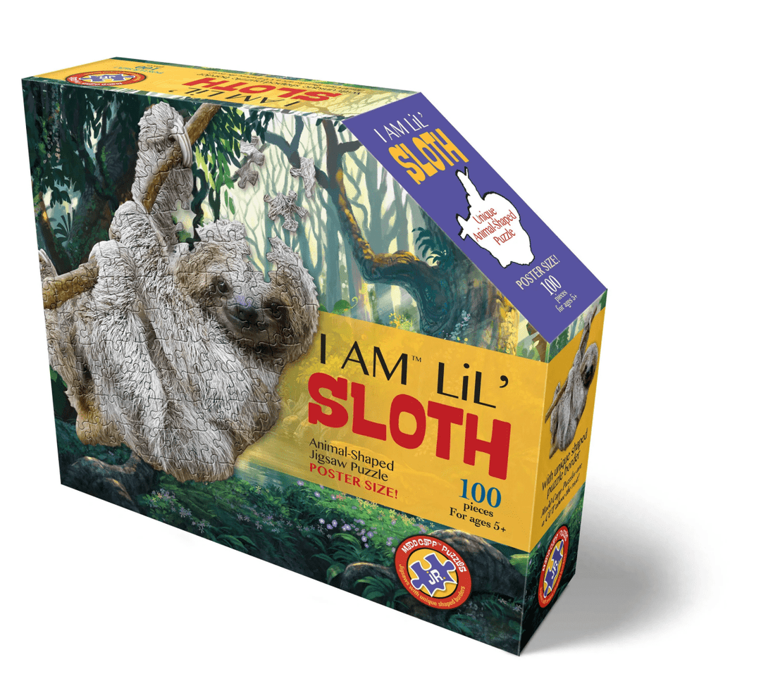 *I AM LiL' SLOTH 100 pcs Puzzle-Puzzles-Tools 4 Teaching-Classroom Decor and More
