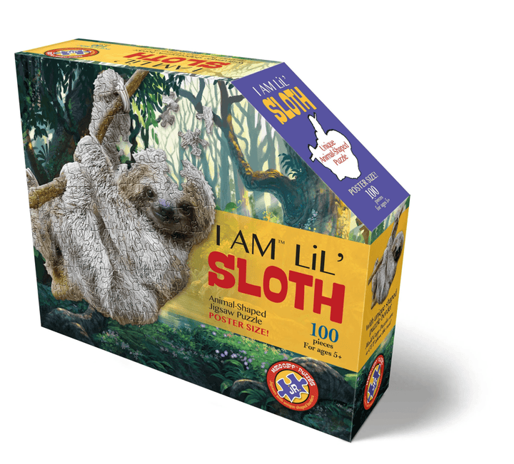 *I AM LiL' SLOTH 100 pcs Puzzle-Puzzles-Tools 4 Teaching-Classroom Decor and More