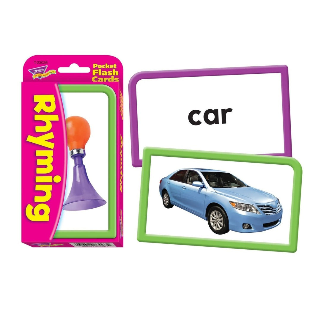 Rhyming Pocket Flash Cards-Flashcards-Tools 4 Teaching-Classroom Decor and More