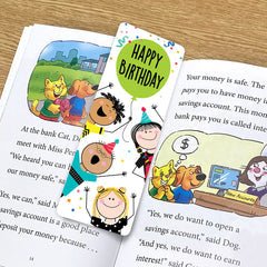Stick Kids Happy Birthday Bookmarks-Bookmarks-Tools 4 Teaching-Classroom Decor and More