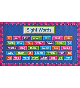 Sight Words: Bulletin Board-Bulletin Board Sets-Tools 4 Teaching-Classroom Decor and More