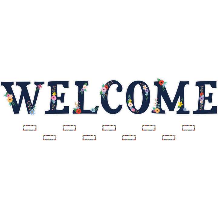 Wildflowers Welcome Bulletin Board-Bulletin Board Sets-Tools 4 Teaching-Classroom Decor and More