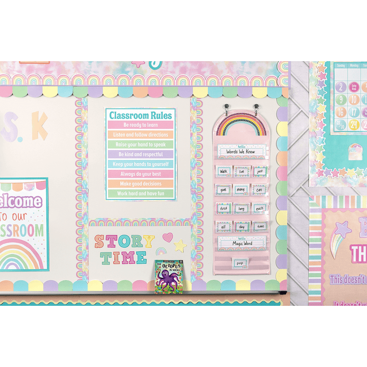 Pastel Pop Scalloped Die-Cut Border Trim-Borders-Tools 4 Teaching-Classroom Decor and More