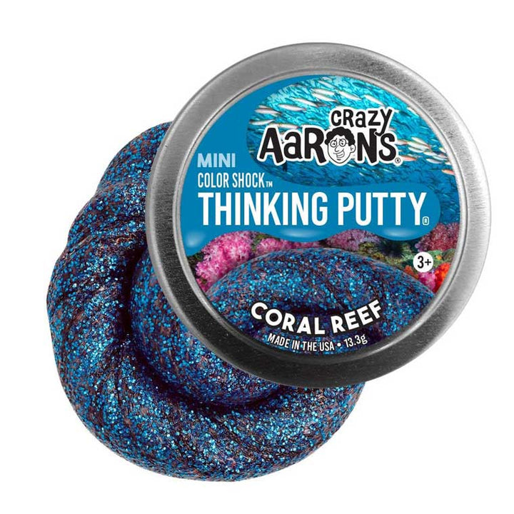 Crazy Aaron's® - Mini Color Shock™ Thinking Putty® (Coral Reef)-Thinking Putty-Tools 4 Teaching-Classroom Decor and More