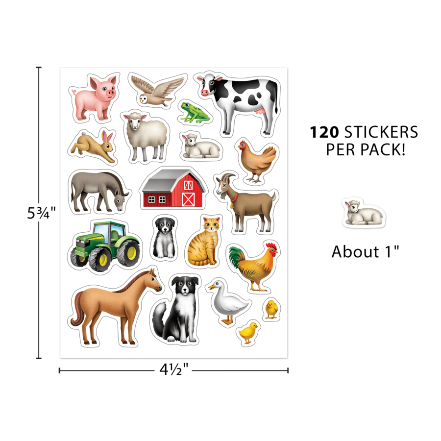 Farm Stickers-Stickers-Tools 4 Teaching-Classroom Decor and More