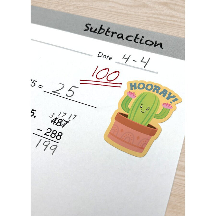 Happy Cactus Crew Stickers-Stickers-Tools 4 Teaching-Classroom Decor and More