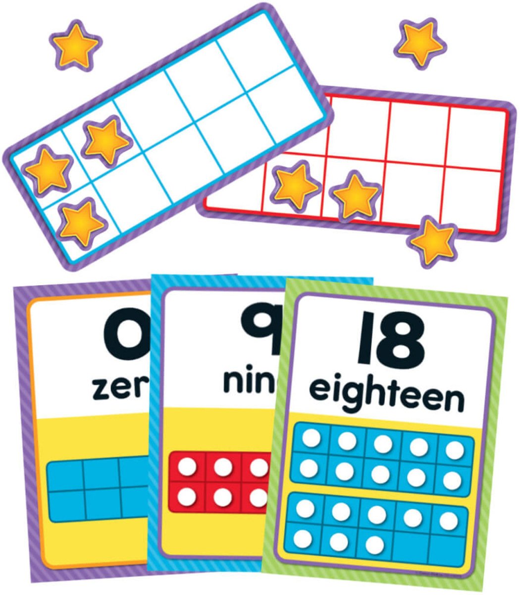 Numbers 0-20 Bulletin Board Set Grade PK-1-Bulletin Board Sets-Tools 4 Teaching-Classroom Decor and More
