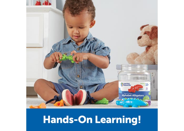 Snap-n-Learn™ Alphabet Alligators-Subjects - Reading - Alphabet-Tools 4 Teaching-Classroom Decor and More
