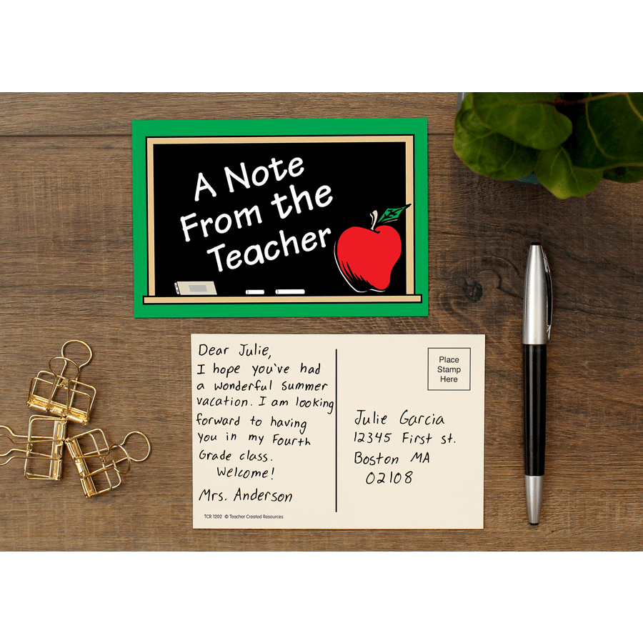 A Note From the Teacher Postcards-Postcards-Tools 4 Teaching-Classroom Decor and More