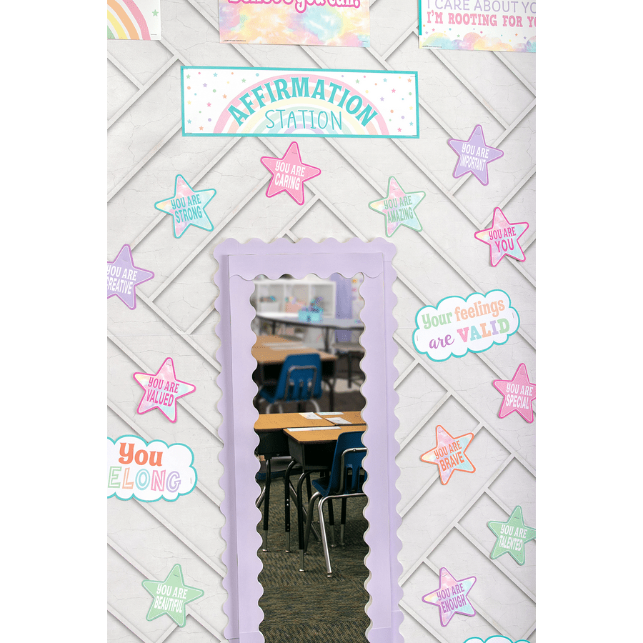 Pastel Pop Positive Affirmations Mini Bulletin Board-Mini Bulletin Boards-Tools 4 Teaching-Classroom Decor and More
