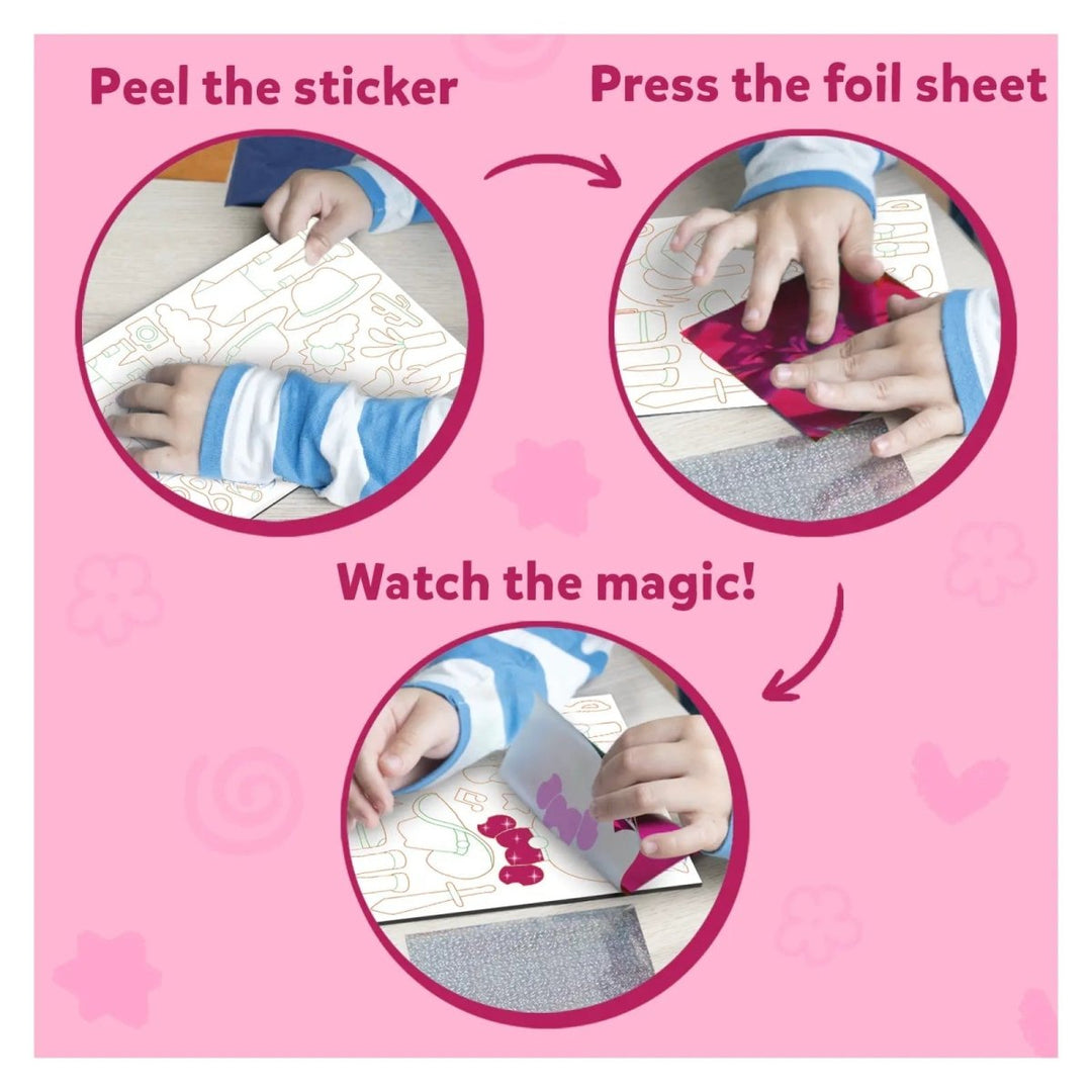 Foil Fun: Dress up! | No Mess Art Kit (ages 4-9)-Craft Activity-Tools 4 Teaching-Classroom Decor and More