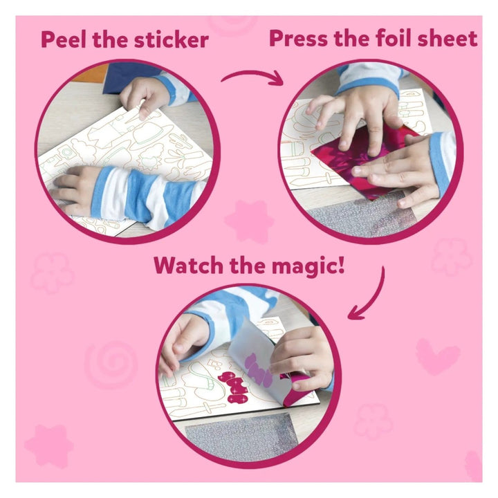 Foil Fun: Dress up! | No Mess Art Kit (ages 4-9)-Craft Activity-Tools 4 Teaching-Classroom Decor and More