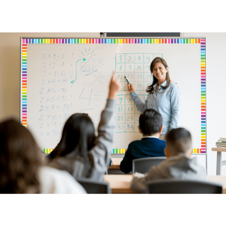 Colorful Stripes Magnetic Border-Magnetic-Tools 4 Teaching-Classroom Decor and More