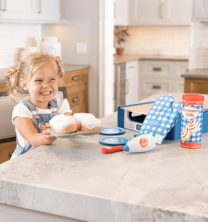 Pretendables Cinnamon Roll Set-Play Food-Tools 4 Teaching-Classroom Decor and More