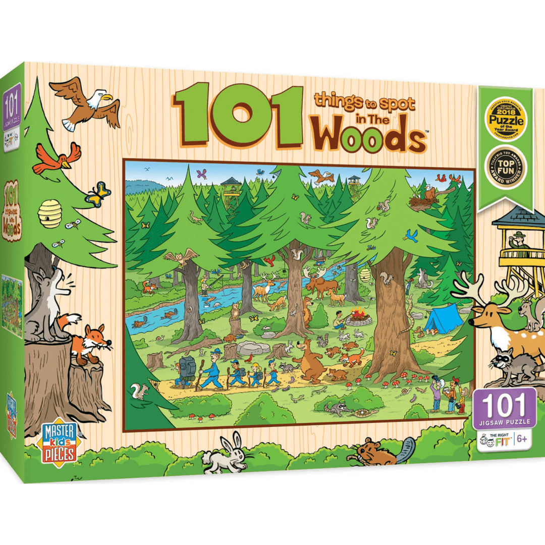 101 Things to Spot in the Woods - 101 Piece Jigsaw Puzzle-Puzzles-Tools 4 Teaching-Classroom Decor and More