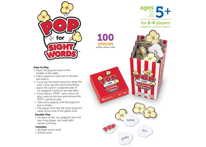 POP for Sight Words™ Game-Subjects - Reading - Sight Words-Tools 4 Teaching-Classroom Decor and More