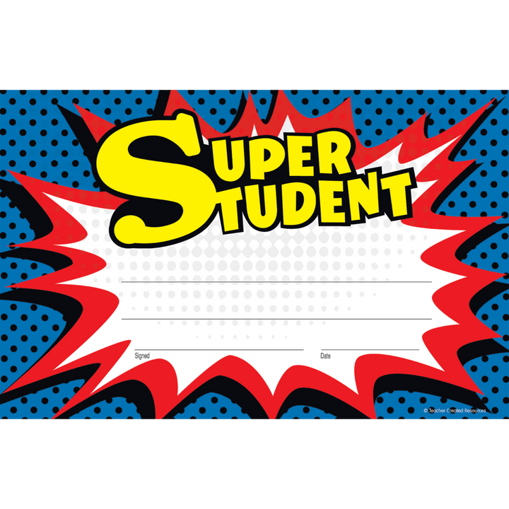 Superhero Super Student Awards-Awards-Tools 4 Teaching-Classroom Decor and More