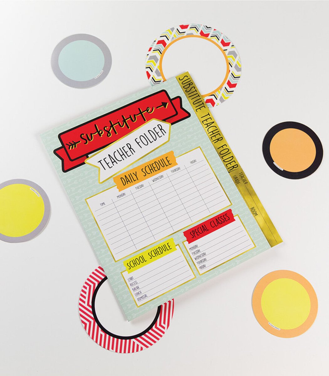 Aim High Substitute Teacher Folder-Classroom Essentials-Tools 4 Teaching-Classroom Decor and More