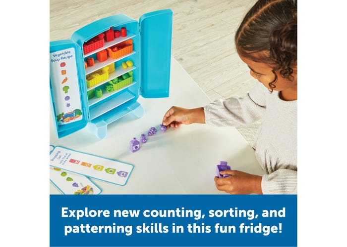 Sorting Snacks Mini Fridge-Play Food-Tools 4 Teaching-Classroom Decor and More
