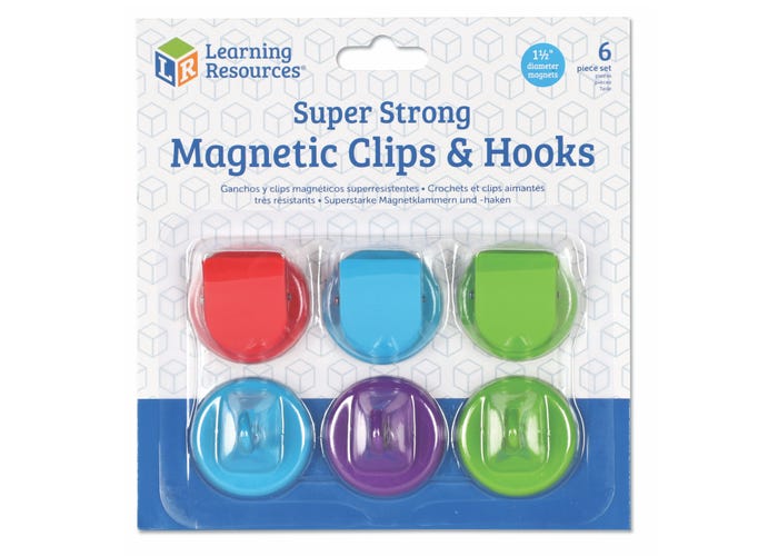 Super Strong Magnetic Hooks & Clips-Magnets-Tools 4 Teaching-Classroom Decor and More