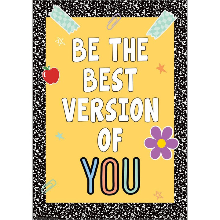 Be The Best Version of You Positive Poster-Posters-Tools 4 Teaching-Classroom Decor and More