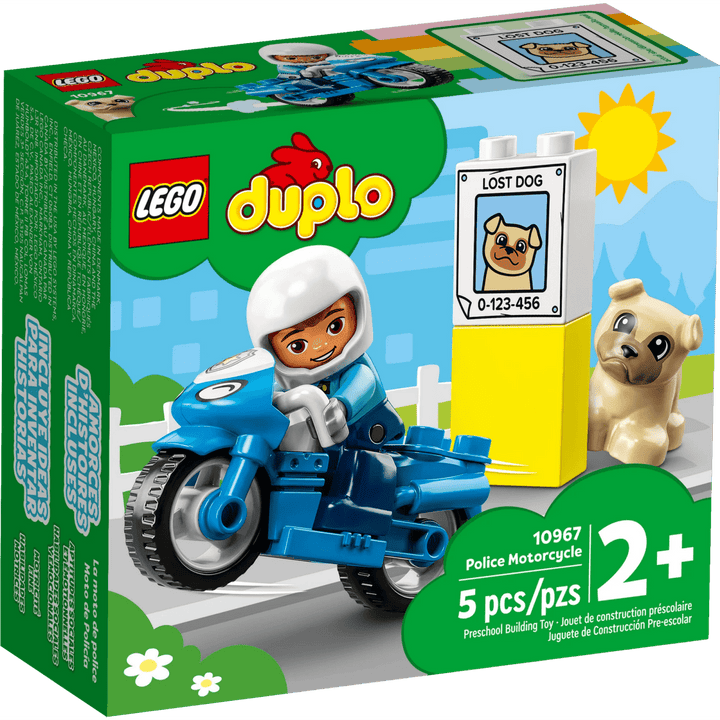 LEGO® DUPLO® Police Motorcycle-LEGO-Tools 4 Teaching-Classroom Decor and More