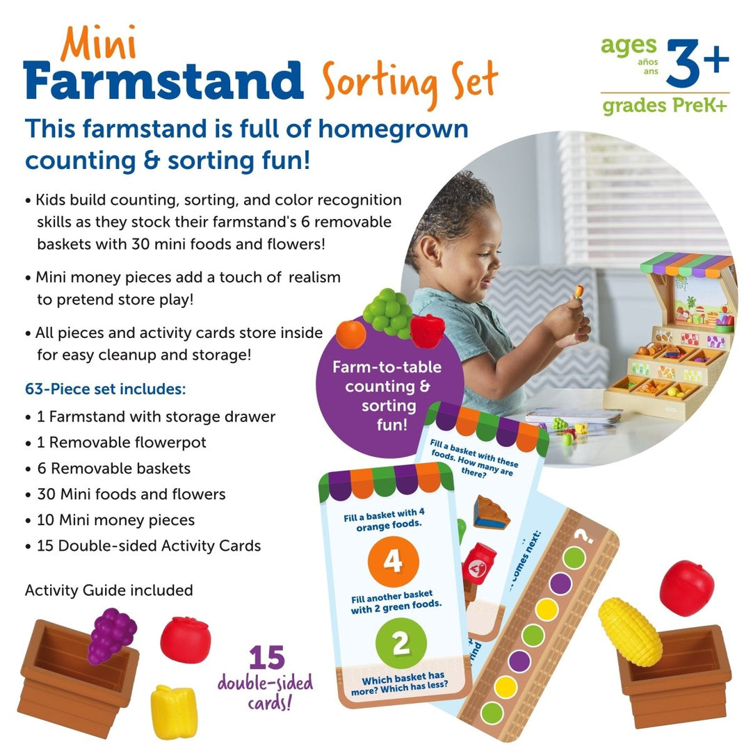 Mini Farmstand Sorting Set-Numbers, Counting & Sorting-Tools 4 Teaching-Classroom Decor and More
