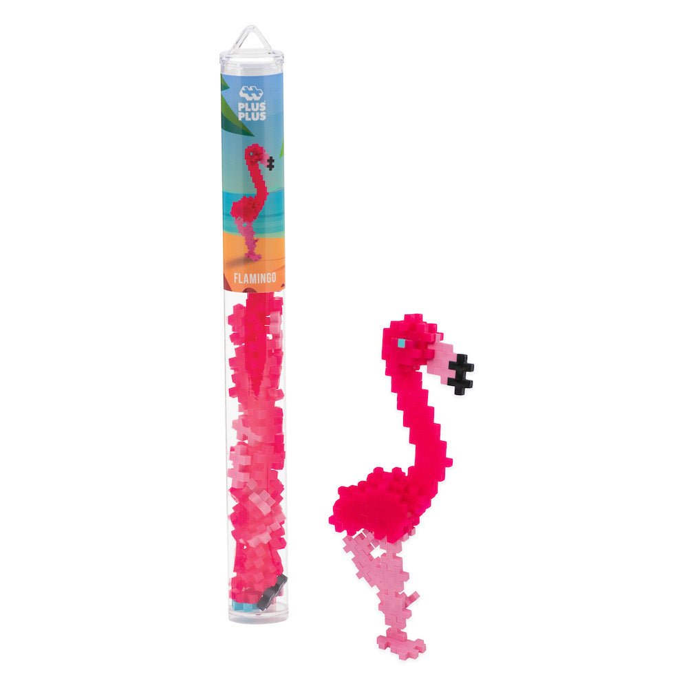 PLUS PLUS® Tube - 70 PC - Flamingo-Plus Plus-Tools 4 Teaching-Classroom Decor and More