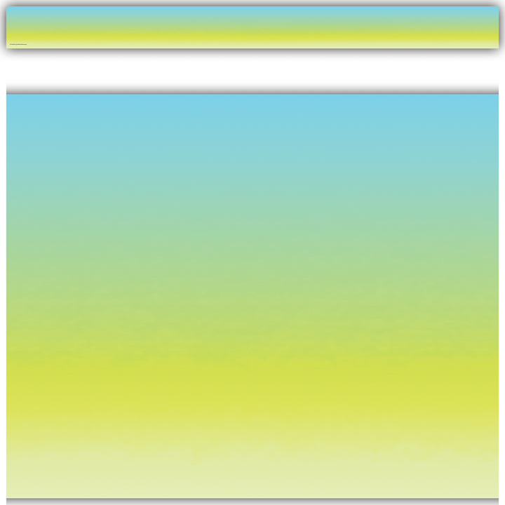 Brights 4Ever Aqua and Lime Color Wash Straight Border Trim-Borders-Tools 4 Teaching-Classroom Decor and More