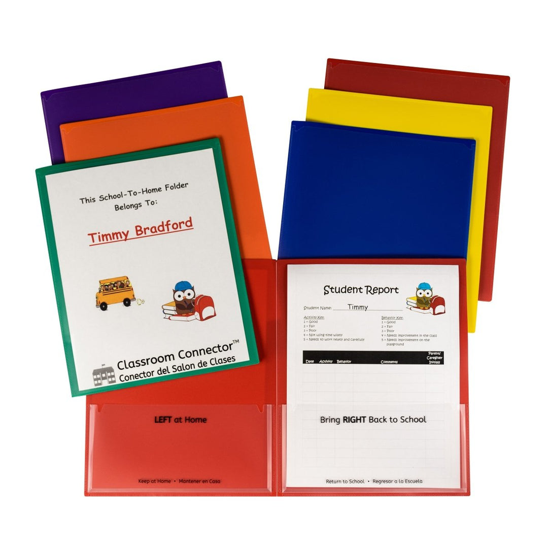 *Classroom Connector Folders, Assorted, 1/EA-Arts & Crafts-Tools 4 Teaching-Classroom Decor and More