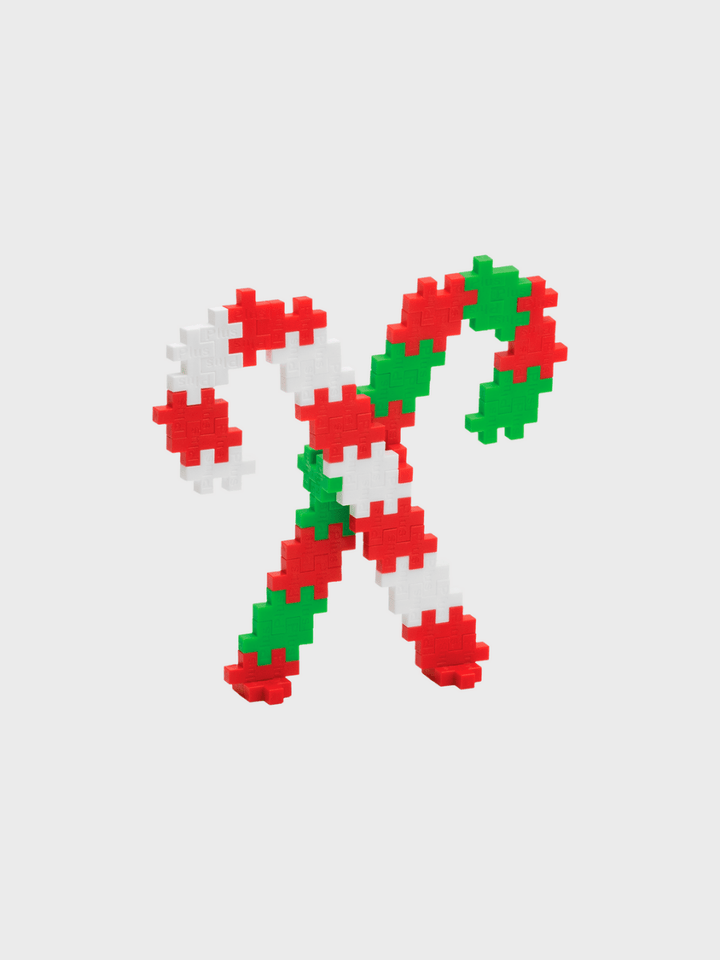 PLUS PLUS® Puzzle by Number® - 40 PC - Candy Canes-Tools 4 Teaching-Classroom Decor and More