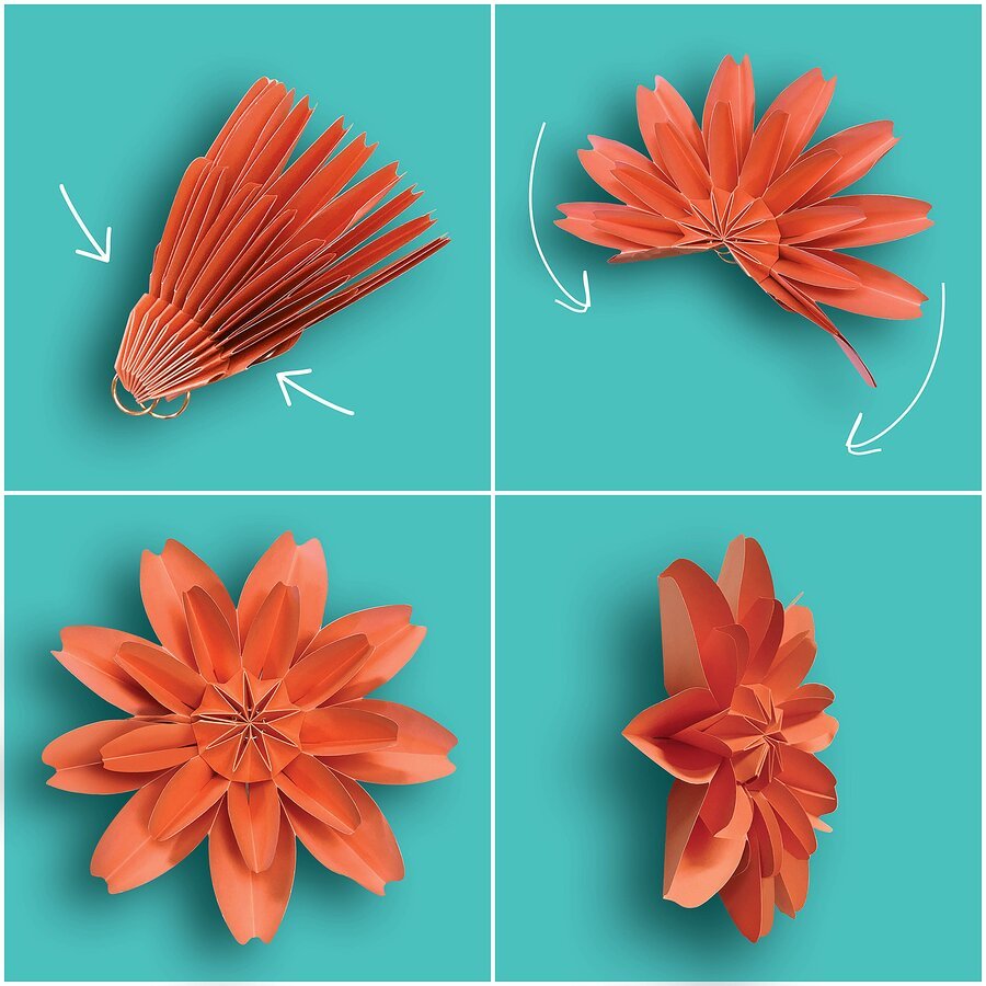 Beautiful Brights Paper Flowers-Accents-Tools 4 Teaching-Classroom Decor and More