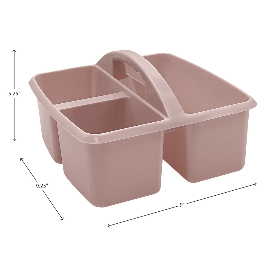 Plastic Storage Caddy: Light Mauve-Organization-Tools 4 Teaching-Classroom Decor and More