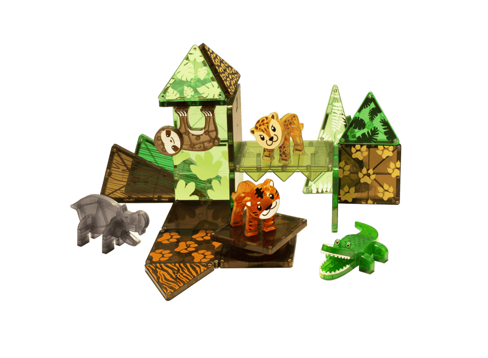 Magna-Tiles® Jungle Animals 25-Piece Set-Magnatiles-Tools 4 Teaching-Classroom Decor and More